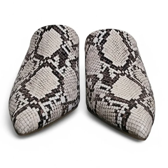 ROHB Willow Cream and Black Mules with Wedge Heel - Picture 6 of 12